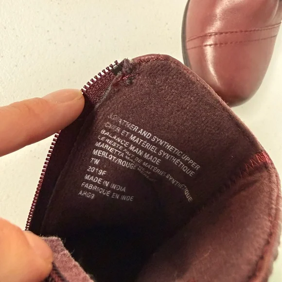 Easy Street Ankle Booties - Deep Red - Picture 7 of 7